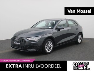 Audi A3 Sportback 2.0 35 TDi 110kW S tronic AUTOMAAT | LEDER | ADAPTIEVE CRUISE | CAMERA | TREKHAAK | NAVIGATIE | APPLE CARPLAY | LMV | VIRTUEEL | STOELVERWARMING | CLIMA | 12  MAANDEN BOVAG GARANTIE |