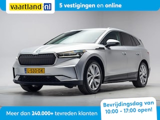 Skoda Enyaq iV 60 First Edition 3-Fase [ Half-leder Warmtepomp Apple / Android cruise Navi Memory Trekhaak ]