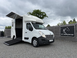 Renault Master | HORSETRUCK | PARAGAN | PRO SAFETY 3 | 2011 | 130PK | 151.099KM | 1020KG LADEN | 3-SEAT | L2 | MARGE | BELGISCH KENTEKEN