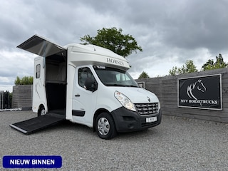 Renault Master | HORSETRUCK | PARAGAN | PRO SAFETY 3 | 2011 | 130PK | 151.099KM | 1020KG LADEN | 3-SEAT | L2 | MARGE | BELGISCH KENTEKEN