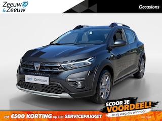 Dacia Sandero 100PK TCe Bi-Fuel Expression Stepway | 1e eigenaar | Trekhaak | Navi | Climate Control | Apple CarPlay/Android Auto | Armsteun | Cruise Control | Licht & Regen Sensor | Elektrische Ramen & Spiegels |