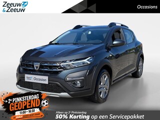 Dacia Sandero 100PK TCe Bi-Fuel Expression Stepway | 1e eigenaar | Trekhaak | Navi | Climate Control | Apple CarPlay/Android Auto | Armsteun | Cruise Control | Licht & Regen Sensor | Elektrische Ramen & Spiegels |