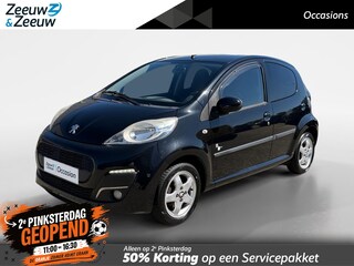 Peugeot 107 1.0 Black & Silver | 100% onderhouden | Alcantara bekleding | 14" lichtmetalen velgen | Elektrische ramen voor | Bluetooth | Privacy glas |