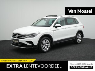 Volkswagen Tiguan 1.4 TSI eHybrid Elegance | Automaat | Apple Carplay/ Android Auto | Panorama Dak | Adaptive Cruise Control | Keyless | Matrix LED | Parkeersensoren V+A | 360 Camera | Navigatie | 12 Maand BOVAG Garantie! |
