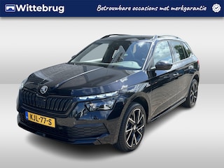 Skoda Kamiq 1.0 TSI Monte Carlo / PANO/ SMARTLINK/ STOELVERWARMING/ PARKEER SENSOREN V+A/ CAMERA/ CRUISE CONTROL/ ELEK.STOEL/ ELEK.ACHTERKLEP/ KEYLESS/ CLIMA/ DAB/ LED/ 18'' LMV