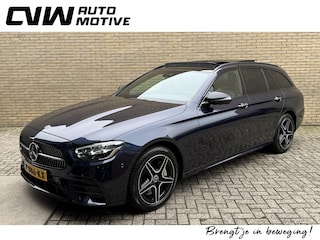 Mercedes-Benz Estate 300 e Business Solution AMG | Panoramadak | Leder interieur | Burmester | 360 camera | Verwarmde voorstoelen | Elektrische achterklep | Sfeerverlichting | LED | Keyless | Volledig onderhouden