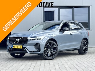 Volvo XC60 2.0 T6 Plug-in hybrid AWD R-Design Long Range | 350 pk | Dark | Trekhaak | Pano | Leder | 21 inch