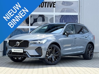 Volvo XC60 2.0 T6 Plug-in hybrid AWD R-Design Long Range | 350 pk | Dark | Trekhaak | Pano | Leder | 21 inch