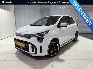 Kia Picanto 1.0 DPI GT-Line Stoel en Stuur verwarming, Schuif kantel dak, Apple Carplay/Android Auto, Navigatie, Camera.