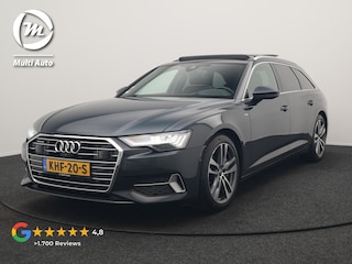 Audi A6 Avant 50 TFSI e quattro S Line PHEV 300pk | Trekhaak Af Fabriek | Panodak | 360 Camera | Head Up | Matrix LED | Adaptive Cruise | S-Line | Alcantara Sportstoelen Memory & Verwarmd | Keyless | Blis | Navigatie | Virtual | DAB | 19"L.M | Plug In Hybrid |