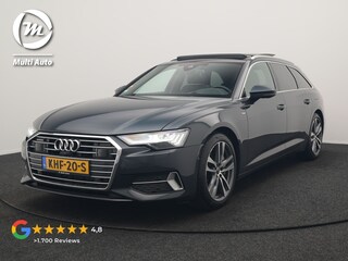 Audi A6 Avant 50 TFSI e quattro S Line PHEV 300pk | Trekhaak Af Fabriek | Panodak | 360 Camera | Head Up | Matrix LED | Adaptive Cruise | S-Line | Alcantara Sportstoelen Memory & Verwarmd | Keyless | Blis | Navigatie | Virtual | DAB | 19"L.M | Plug In Hybrid |
