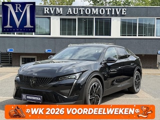 Peugeot 408 e-408 GT 58 kWh NIEUWE AUTO 13KM!| FULL OPTION| PANO| FOCAL AUDIO| 360 CAMERA| ELEKTRISCHE ACHTERKLEP| ELEK. STOELEN| STOEL + STUURVERWARMING MET MASSAGE|