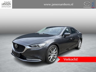 Mazda 6 Sedan 2.5 SkyActiv-G 194 Luxury , Automaat, Schuif-/Kanteldak, Leder, 360 Camera, Bose, Adap.Cruise, Stoel/Stuurverwarming, Stoelventilatie, LMV 19 Inch, PDC, LKA