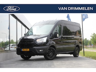 Ford Transit GB 350 L2H2 TDCi 130pk FWD Trend 'Black on Black Edition' | Navi | Voorruitverw. | Camera