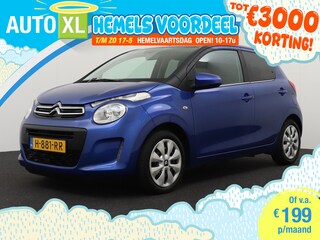 Citroën C1 1.0 73 PK VTi Pack Comfort LED Bluetooth Airco Leder-Stuurwiel