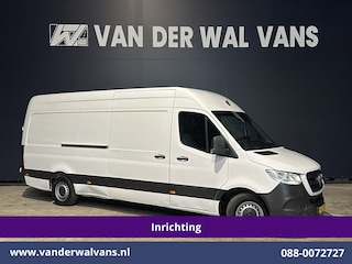Mercedes-Benz Sprinter 316 CDI 164pk L3H2 *Post NL inrichting* Euro6 Airco | Camera | Navigatie | Apple Carplay Android Auto, Stoelverwarming, 270 graden achterdeuren, schappen, doorloopdeur
