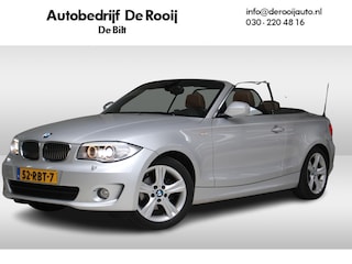 BMW 1-serie Cabrio 118i High Executive | Airco | Leder | Zwart dak | Dealeronderhouden