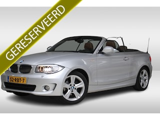 BMW 1-serie Cabrio 118i High Executive | Airco | Leder | Zwart dak | Dealeronderhouden