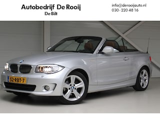 BMW 1-serie Cabrio 118i High Executive | Airco | Leder | Zwart dak | Dealeronderhouden