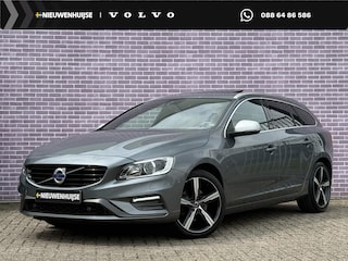 Volvo V60 2.0 T4 Business Sport 190 PK! | Bi Xenon| Schuif kantel dak | Lederen bekleding | achteruit rij camera | Keyless entry | Standkachel | Getint glas | verwarmde voorstoelen |