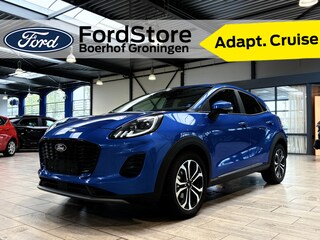 Ford Puma EcoBoost Hybrid 125pk Titanium | Elek. achterklep | Winterpack | Matrix Led | Adapt. Cruise | Dodehoek detectie | 360 Camera | Fabr. Gar. t/m 01-2029
