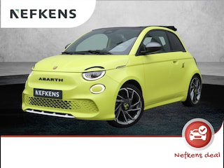 Abarth 500 42 kWh 155pk Cabrio | Alcantara interieur | Navigatie | AppleCarplay/Android | Verwarmde voorstoelen