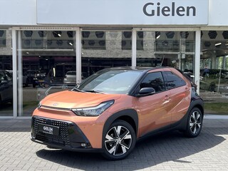 Toyota Aygo 1.5 Hybrid Pulse Easy pack | Cinnamon, Bi-Tone, Stoelverwarming, Climate control, Keyless, Parkeersensoren, LED, 17 inch