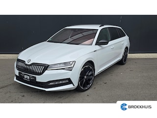 Skoda Superb Combi 1.4 TSI iV 218pk Sportline Business | Trekhaak | Stoelen Elektrisch | 19" | Adaptive Cruise | Dodehoeksensor
