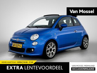 Fiat 500 0.9 TwinAir Turbo 500S | Bluetooth | Climate Control | Cabrio Dak | Lichtmetalen velgen | Parkeersensoren | Elektrisch bedienbare spiegels |