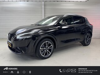 Nissan Qashqai 1.3 MHEV Xtronic Tekna / Nederlandse Auto / Trekhaak 1800 KG / All Seasonbanden / Panoramadak / Navigatie / 360 Graden Camera / Elektrische Kofferbak / Half Lederenbekleding / Adaptive Cruise Control / Climate Control /