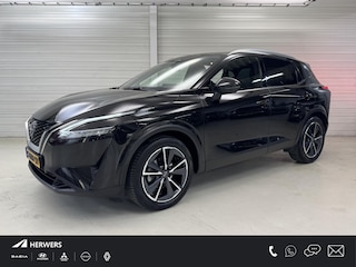 Nissan Qashqai 1.3 MHEV Xtronic Tekna / Nederlandse Auto / Trekhaak 1800 KG / All Seasonbanden / Panoramadak / Navigatie / 360 Graden Camera / Elektrische Kofferbak / Half Lederenbekleding / Adaptive Cruise Control / Climate Control /