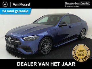 Mercedes-Benz C-klasse 180 Business Solution AMG / Memory-Stoelen / Panaroma-dak / 360Graden-Camera / Night-Pakket / Multispaaks /