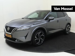 Nissan Qashqai 1.3 MHEV Xtronic Tekna Plus | Trekhaak | Apple Carplay/Android | cruise control adaptief | lichtmetalen velgen 20" | luxe lederen bekleding | matrix LED koplampen | navigatiesysteem full map | panoramadak |