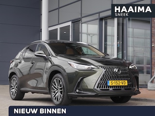 Lexus NX 450h+ AWD Launch Edition | Schuif/kanteldak | Elektrische verstelbare stoelen | Stuur en stoelverwarming | Adaptive cruise control | Camera rondom | Navigatie | Head up display | Trekhaak