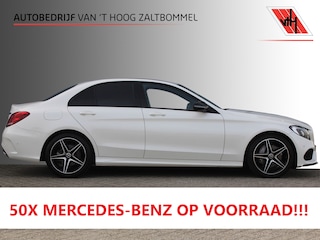 Mercedes-Benz C-klasse 180 AMG LINE NIGHT PAKKET LEDER NAVI DAB <<NL AUTO>>