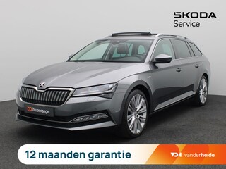 Skoda Superb Combi 1.4 TSI iV Laurin & Klement 218PK DSG SOH 92,8%, Panoramadak, Trekhaak, Canton Audio, Keyless, Side Assist, Stuur-Stoelverwarming, Stoelventilatie, Elektr. Achterklep, 360gr. Camera, 19" LM Velgen