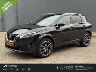 Nissan Qashqai 1.3 MHEV Tekna / Trekhaak / Panoramadak / HUD / Elektr Bestuurders Stoel / Elektr. Achterklep / Stoelverwarming / Apple Carplay Android Auto