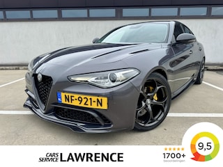 Alfa Romeo Giulia 2.0T Super Veloce Tuning 310PK | Full Carbon | Leer | Appel-Android | 19" Breedset || Schakelflippers | Xenon |