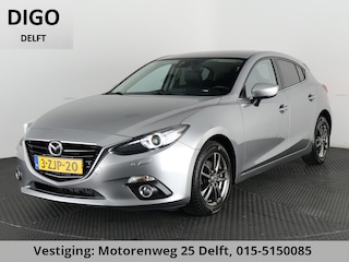 Mazda 3 2.0 GT-M DEALERAUTO LEDER.NAVI FULL OPT. APPLE CARPLAY.PDC V+A. ZOMER EN WINTERSET .HEAD UP.
