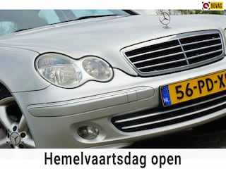 Mercedes-Benz C-klasse 180 K. Avantgarde AUT | Brilliant Silver Metallic | Vol-Leder/Climate/Cruise/LMV/Nieuwe APK! - Rijdt nieuw!