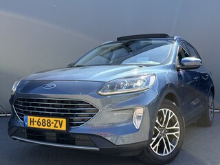 Ford Kuga BWJ 2020 2.5 PHEV 153 PK Titanium X HEAD-UP DISPLAY | TREKHAAK | PANO | FULL LED | ADAPTIVE CRUIESE | HALF LEDER | ELEKTR. STOELEN | CAMERA | KEYLESS | CARPLAY + ANDOIRD | NAVI | CLIMA | LMV | PDC