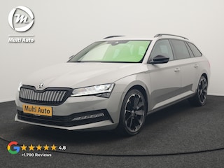 Skoda Superb Combi 1.4 TSI iV Sportline Business PHEV 218pk Dealer O.H. | Trekhaak Af Fabriek | Adaptive Cruise | 360 Camera | Canton Audio | Alcantara Sportstoelen Memory & Verwarmd | Sfeerverlichting | Stuur Verwarmd | Blis | Keyless | Apple Carplay | DAB | Plug In Hybrid |