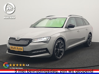 Skoda Superb Combi 1.4 TSI iV Sportline Business PHEV 218pk Dealer O.H. | Trekhaak Af Fabriek | Adaptive Cruise | 360 Camera | Canton Audio | Alcantara Sportstoelen Memory & Verwarmd | Sfeerverlichting | Stuur Verwarmd | Blis | Keyless | Apple Carplay | DAB | Plug In Hybrid |