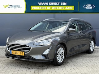 Ford Focus Wagon 1.0 EcoBoost 125pk Titanium Business | Navigatie | Stuur/Stoel verwarming | Climate control | Winterset | Lage kmstand!