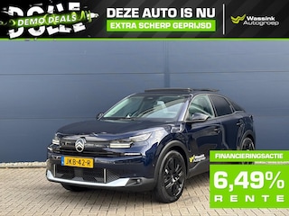 Citroën C4 1.2 Hybrid 145pk e-DCS6 MAX | Schuif/kanteldak | Camera voor&achter | Apple carplay/Android auto | Stoelverwarming |