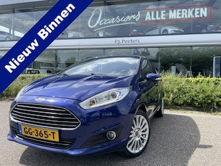 Ford Fiesta 1.0 EcoBoost Titanium Automaat Climate control - Parkeersensoren achter - Licht metalen velgen 16 inch - Elektrische ramen - Stoelverwarming - Radio - Centrale vergrendeling - Stuur leder - Led verlichting Eerste eigenaar - Nieuwe distributieriem