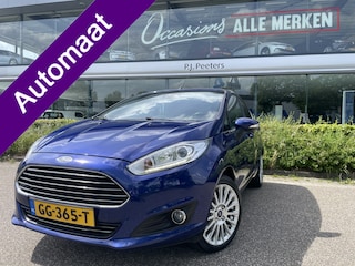 Ford Fiesta 1.0 EcoBoost Titanium Automaat Climate control - Parkeersensoren achter - Licht metalen velgen 16 inch - Elektrische ramen - Stoelverwarming - Radio - Centrale vergrendeling - Stuur leder - Led verlichting Eerste eigenaar - Nieuwe distributieriem