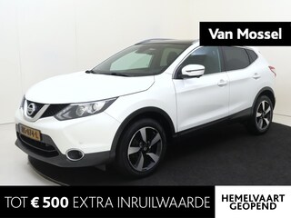 Nissan Qashqai 1.2 N-Vision | Design-pakket | airco automatisch | audio-navigatie full map | cruise control | lederen/microvezel bekleding | lichtmetalen velgen 18 |