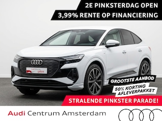 Audi Q4 45 S edition Competition 82 kWh 286pk | Wegklapbare trekhaak | Assistentiepakket plus | Trekhaak | Ambient lichtpakket | Optiekpakket zwart plus |