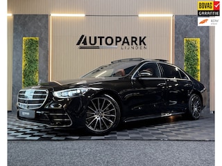 Mercedes-Benz S-klasse 580 e Lang AMG Line BTW|PREMIUM|PANO|MASSAGE|SOFTCLOSE|ACHTERASB|BURMESTER 3D|CHAUFFEURSPAKKET|KOELKAST|TV!
